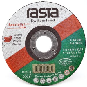 Disco de Desbaste para Piedra Specialist Line 4 1/2" 115 x 6.0 x 22 mm CE