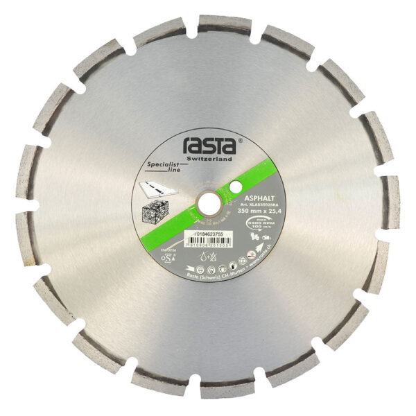 disco_diamantado_14_pulgadas_asfalto_laser_asphalt_rasta_803982_1 Disco Diamantado para Asfalto Specialist Line Asphalt 14" 350 x 3.2 x 25 mm Uso en Húmedo