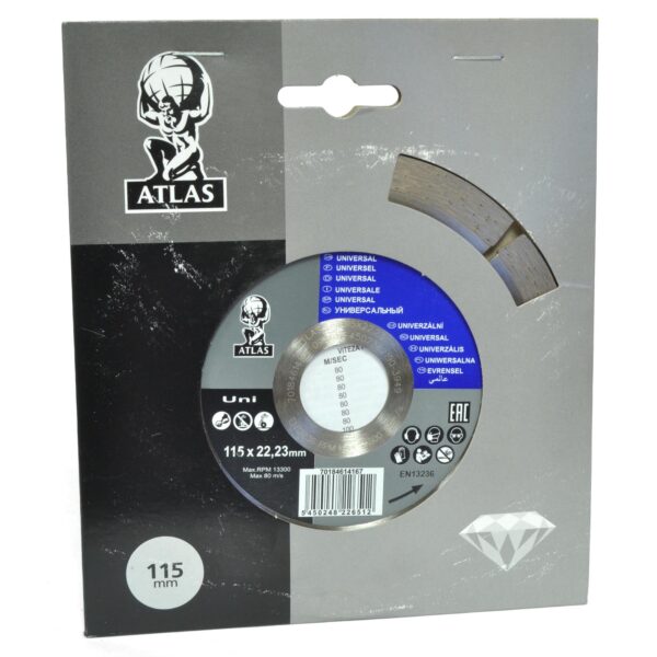 Disco Diamantado Piedra 4,5" (115x2x22mm) - imagen 2