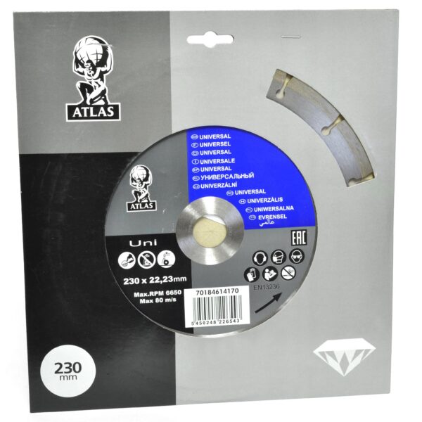 Disco Diamantado - Piedra - 9'' - - (230x2,5x22mm) - imagen 3