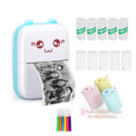 Mini Impresora Térmica Gatita Bluetooth+ Rollos