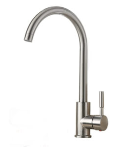 Grifo Monomando Llave Lavaplatos Lavaloza Acero Inoxidable