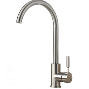 Grifo Monomando Llave Lavaplatos Lavaloza Acero Inoxidable