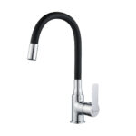Llave Monomando Grifo De Lavaplatos Cuello Flexible De 360