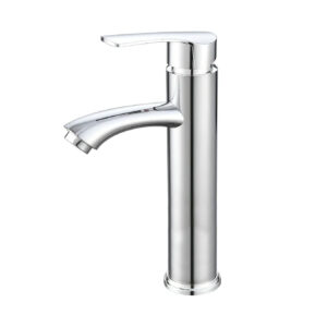 Llave Monomando Alto Lavatorio Baño Inoxidable Lavamano