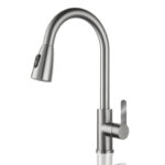 Llave Grifo Monomando Lavaplatos Extensible Niquel