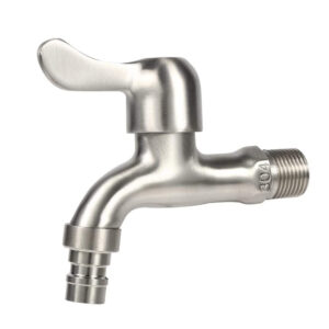 Grifo De Acero Inoxidable, Llave De Paso 1/2