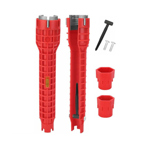 Llave Ajustable Gasfiteria Multi Uso Flexible Desague Cocina