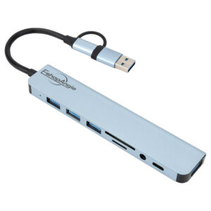 Hub Adaptador Usb Tipo C 8 En 2 Para Mac Macbook Windows