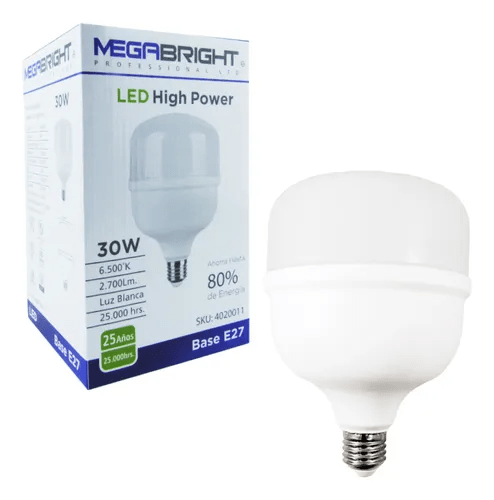 Ampolleta HIGH Power 20W E27 Megabright 6500K - imagen 3