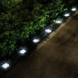 Estaca Solar LED Megabright Round Floor (set 2 unid) 4000K - imagen 2