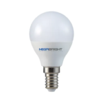 Ampolleta LED G45 BOLA 5W/3000K E-14
