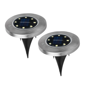 Estaca Solar LED Megabright Round Floor (set 2 unid) 4000K - imagen 7