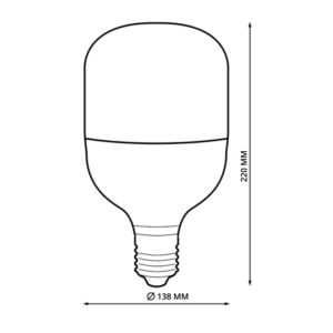 Ampolleta HIGH Power 40W E27 Megabright 6500K - imagen 6