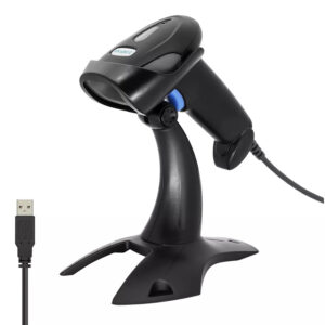 Lector Codigo De Barra Laser Usb Con Base