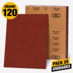 Lija Papel Kraft - Madera - (Pack 25) Grano 120
