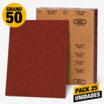 Lija Papel Kraft - Madera - (Pack 25) Grano 50