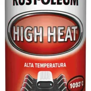 Pintura en Spray Alta Temperatura Negro Mate 340 g
