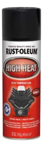 Pintura en Spray Alta Temperatura Negro Mate 340 g