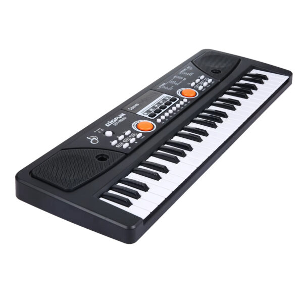 Piano Teclado Musical Eléctrico De 49 Teclas + Micrófono